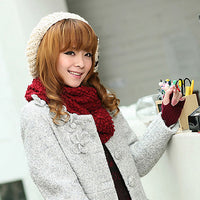 Knitted Cowl Scarf