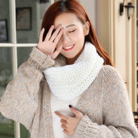 Cross Hatch Fringe Scarf