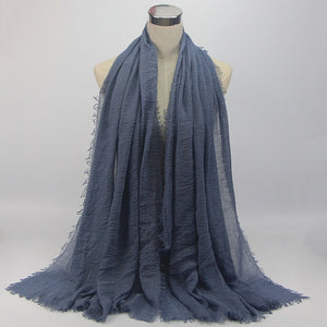 Bubble plain scarf