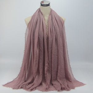 Bubble plain scarf