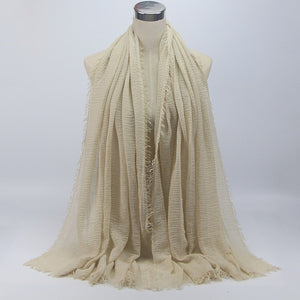 Bubble plain scarf