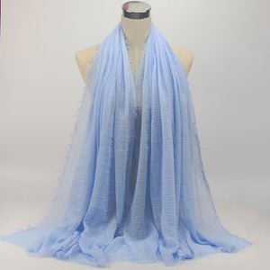 Bubble plain scarf