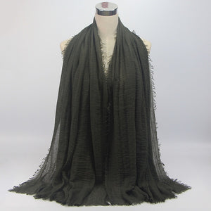 Bubble plain scarf