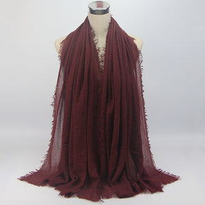 Bubble plain scarf