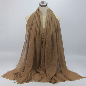 Bubble plain scarf