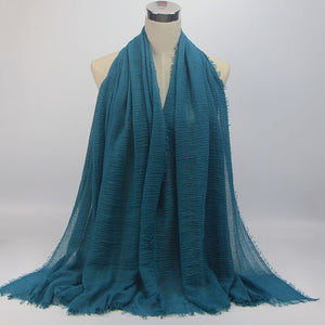 Bubble plain scarf
