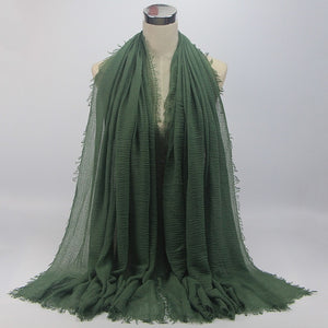 Bubble plain scarf