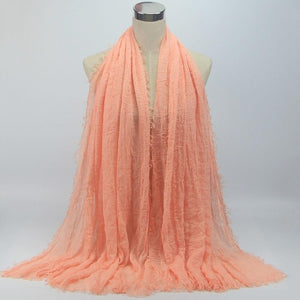 Bubble plain scarf