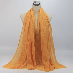 Bubble plain scarf