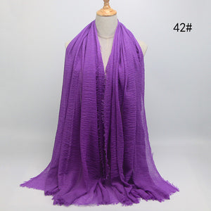 Bubble plain scarf