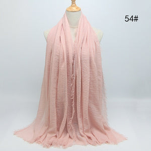 Bubble plain scarf