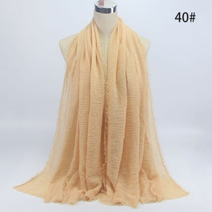 Bubble plain scarf