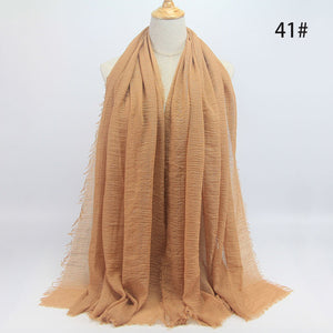 Bubble plain scarf