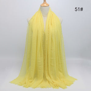 Bubble plain scarf