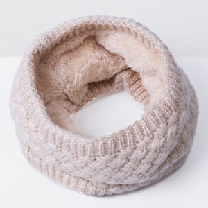 Thickened Wool Collar Neck Scarf