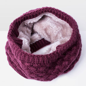 Thickened Wool Collar Neck Scarf