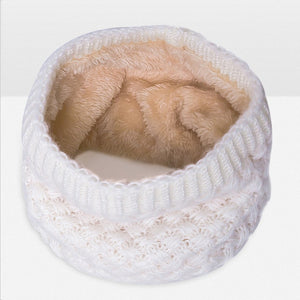 Thickened Wool Collar Neck Scarf