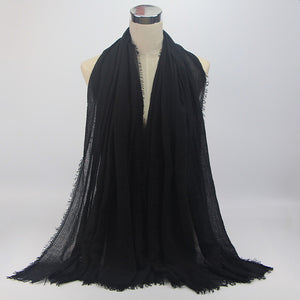 Bubble plain scarf