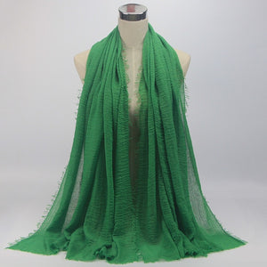Bubble plain scarf
