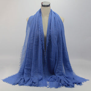 Bubble plain scarf