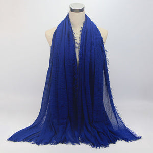 Bubble plain scarf