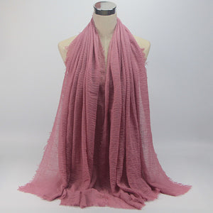 Bubble plain scarf