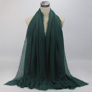 Bubble plain scarf