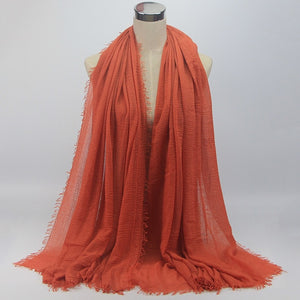 Bubble plain scarf