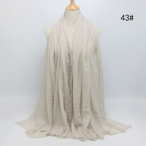 Bubble plain scarf