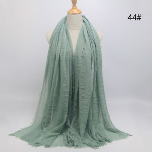 Bubble plain scarf
