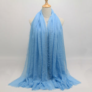 Bubble plain scarf