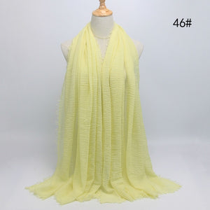 Bubble plain scarf