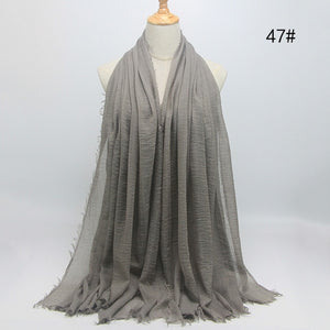Bubble plain scarf