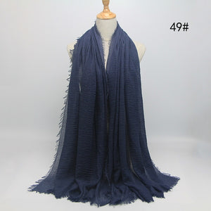 Bubble plain scarf