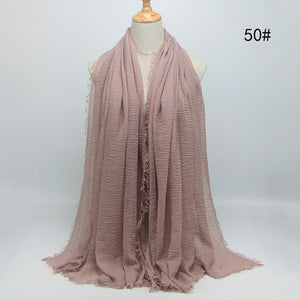 Bubble plain scarf