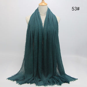 Bubble plain scarf