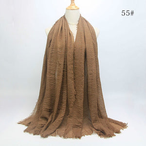 Bubble plain scarf