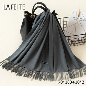 Lic  Solid Scarf