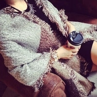 Winter Plaid Blanket Scarf