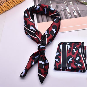 Leopard Square Scarf