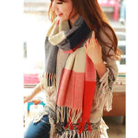 Plaid Cashmere Scarf