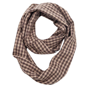 Polka Dot Zipper Pocket Scarf